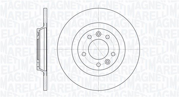 MAGNETI MARELLI Тормозной диск 361302040205